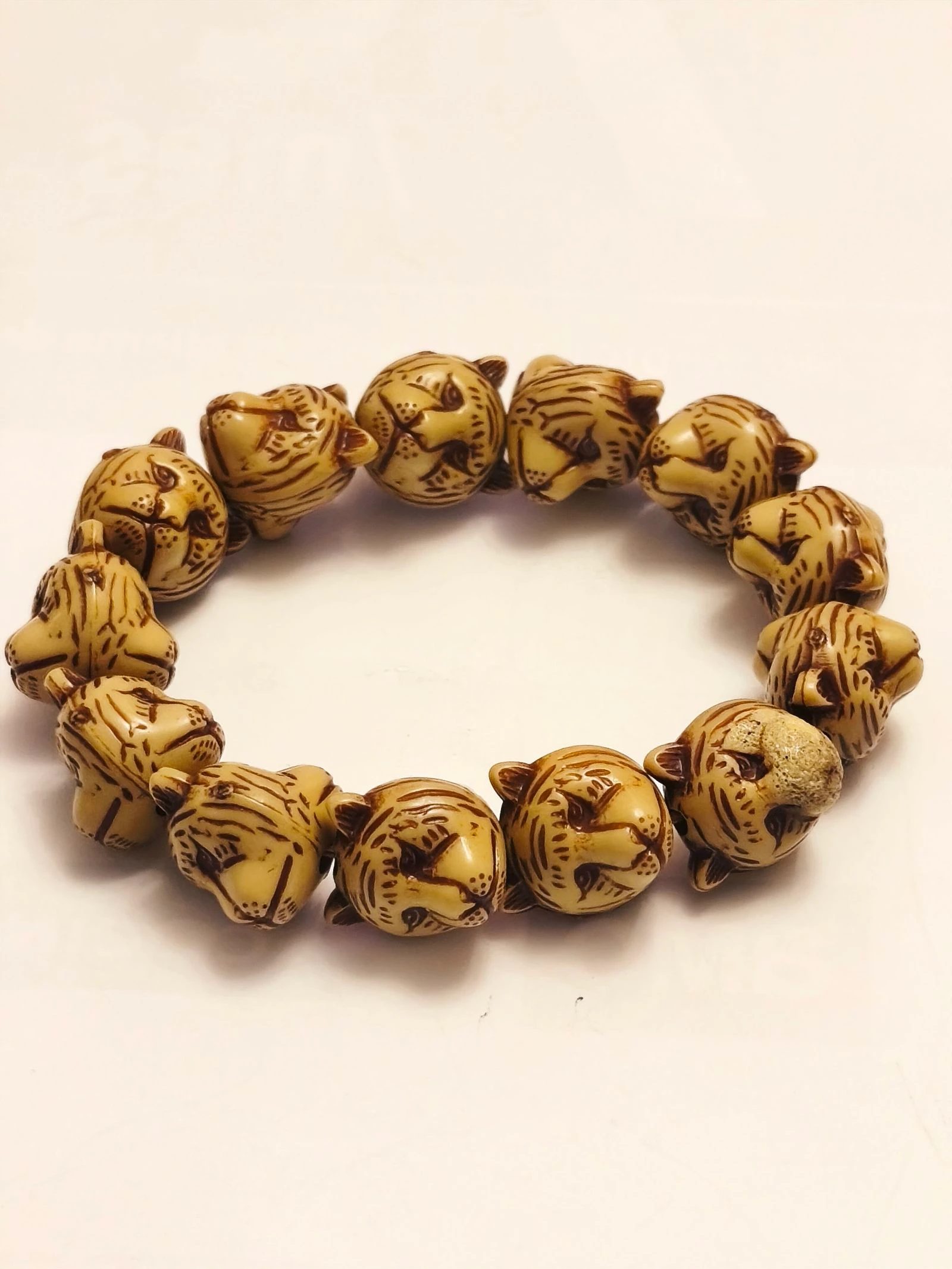 Pulseira cabeças de tigres asiáticos – photo 6